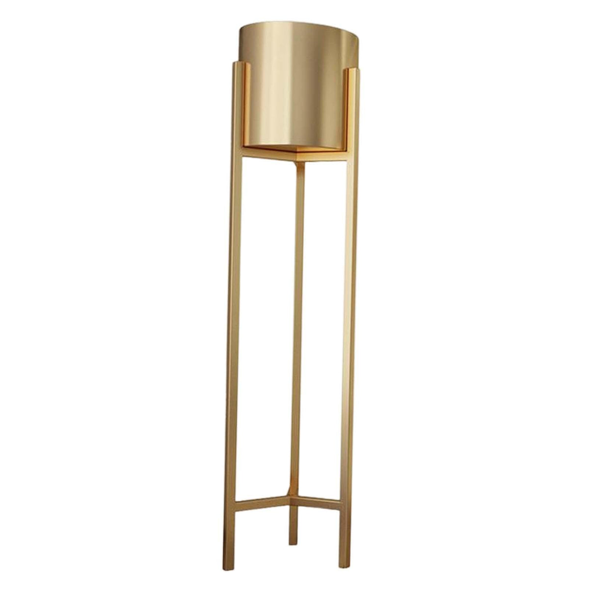Maxbell Flower Pot Stand Support Planter Storage Display for Garden Home Bedroom 20cmx90cm Aureate