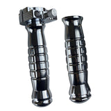 Maxbell Motorcycle Handlebar Throttle Twist Grip Handle Bar Thruster Grip Nonslip Argent