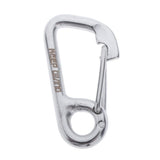 Max Stainless Steel Snap Spring Buckle Hook BCD Finger Spool Dive Safety Clip