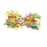 Max 20 Meters Artificial Fabric Leaf Garland Ribbon Trims DIY Crafts Multicolor