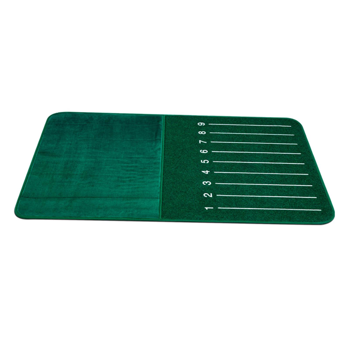 Maxbell Velvet Golf Training Mat Chipping Golf Putting Mat Portable for Home Office
