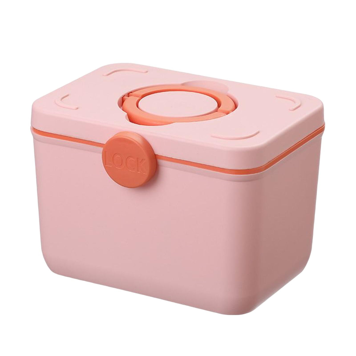 Maxbell First Aid Kit Container Case Family for Travel Home Sewing Pink