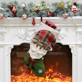 Maxbell Kids Festival Christmas Gift Present Candy Socks Stocking Party Green Santa