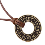 Maxbell Nordic Pendant Necklace Compass Chain Handmade Gothic Gift for Party Men Copper