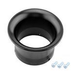 Maxbell 50mm Carb Air Filter Velocity Stack Funnel for PWK24 PWK30 Carburetor Black