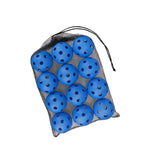 Maxbell 12 Pieces Pickleball Balls Competition Ball for Sanctioned Tournament Play Blue