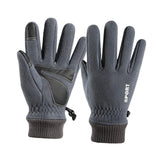 Maxbell Winter Warm Gloves Non Slip Thermal Gloves for Outdoor Riding Hiking L Grey