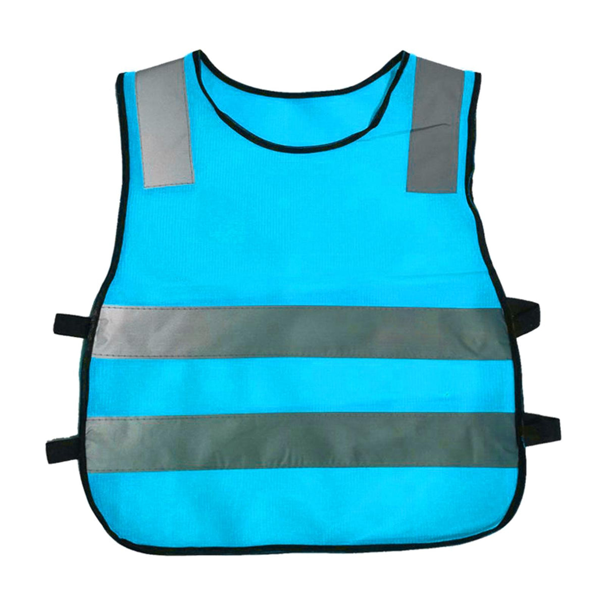 Maxbell Hi Vis Child Safety Reflective Vest Waistcoat Traffic Work Cycling Clothes blue