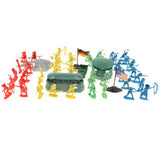 Maxbell 68 Pieces Soldier Army Figures Blockhouse Playset for Army Sand Scene Model