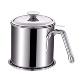 Maxbell Oil Filter Pot 44oz Cooking Oil Storage for Restaurant BBQ