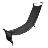 Maxbell Comfort Airplane Footrest Hammock Seat Cover Leg Rest for Flights Trains Bus Black