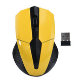 Max 2.4 G High Precision Wireless Optical Mouse Receiver Win/Mac/Android Yellow
