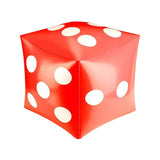 Maxbell Inflatable Toys Dice Funny Swimming Pool Dices for Party Favor Backyard Home Red