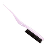 Maxbell Teasing Hair Brushes Portable Three Row for Hair Styling Home Light Purple