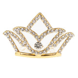 Max Girls Princess Tiara Crown with Comb Children Dress up Accessories Gold