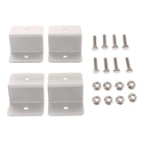 Max 4 Piece Solar Panel Z Shap Aluminum Mounting Bracket Holder for Roof RV Boat