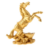 Max Resin Horse Model Home Decoration Accessories Arts and Craft  L Gold #2