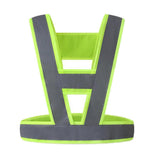 Max Reflective Vest High Visibility Construction Safety Vest Safety Clothing Fluorescent Yellow (Gray Reflective Strip)