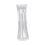 Maxbell Clear Flower Vase Container Ornament for Flower Arrangement Home Wedding 9.7cmx10cmx29.5cm