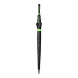 Maxbell Folding Long Handle Umbrella Windproof Double Layer for Camp Fishing Women green