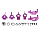 Max 1/10 Model Cars Steering Hub Upgrade Set for HSP Redcat Volcano EPX  Purple