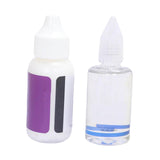 Maxbell 2Pcs Hairs Remover Invisible Waterproof Hold Hair System Adhesive clear