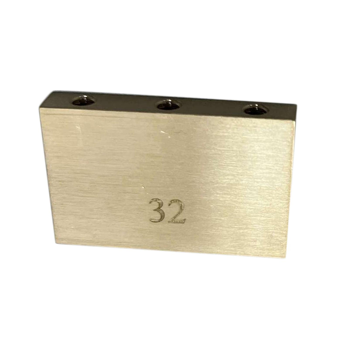 Maxbell Durable Electric Guitar Brass Block Instrument Repair Tool for Guitar Bridge 32mm