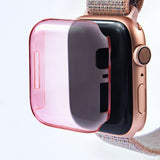Maxbell Full Cover Shockproof Protective Case Cover For 44mm Apple Watch 4 pink