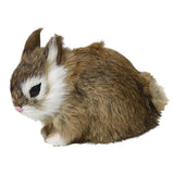 Max Simulation Relastic Rabbit Home Decorations- 13x7x10cm Brown