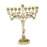 Maxbell Hanukkah Menorah Alloy 9 Branches Candle Holder for Party Desktop Tabernacle