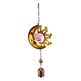 Max Metal Wind Spinner Hanging Garden Wind Spinner 3D Twisting Decor Yard Moon