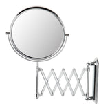 Max Adjustable 2 Way 1x/3x Magnifying Wall Mount Bathroom Shaving Makeup Mirror 3011