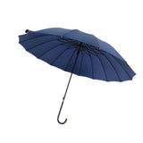 Maxbell 16 Ribs Automatic Open Umbrella Windproof for Outdoor Activities Camping Blue