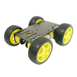 Maxbell MINI 4WD Intelligent Robot Car Chassis Toy Metal TT Motor Wheel Accessories