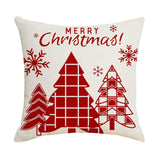 Maxbell Pillow Cover Protective Christmas Pillow Case for Restaurant Gift Home Style D
