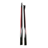 Maxbell Car Side Skirts Extension Easy to Install Premium Replacement Black Red