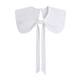 Maxbell False Doll Collar Cape Half Shirts Blouse Shawl Lapel Collar for Women Girls White