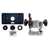 Maxbell Aluminum Router Table Insert Plate with Lift Base Trimmer Accurate Precision