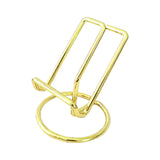 Maxbell Desktop Phone Holder Rack Business Cards Holder Cell Phone Stand Non Slip Golden