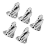 Max 5PCS Stainless Steel Coat Hook Hang Ring Boat Hardware Accessory 35x32x25mm