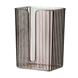 Maxbell Wall Mounted Tissue Box Tissue Paper Case for Smooth Surface Kitchen Home Brown