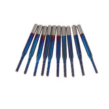 Maxbell 10PCS/Set 1/8 Inch Shank PCB CNC Drill Bits End Mill Engraving 2.0mm