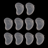 Max 10Pcs Small Plastic Ear Plug Case Container Portable For Pocket Purse Clear