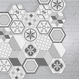 Max Maxb 10 Pieces PVC Tile Stickers Waterproof Non-Slip Floor Sticker Wall Decal #3