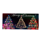 Max Christmas Floor Mat Living Room Area Carpet Rug 47x16inch Holiday Trees