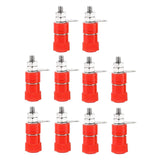 Max 10pcs/pack 4mm Banana Sockets Speaker Binding Posts Terminal Jack Connector