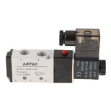 Max 4V210-08  Solenoid Valve  5 Way 2 Position Pneumatic Air 1/4" BSPT 24V