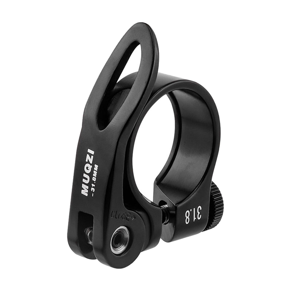Maxbell Maxbell Bicycle Seat Post Clamp Durable for BMX Cycling Bracket 31.8mm or 34.9mm 31.8MM Black