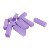 Max 10Pcs Nail Art Buffer Files Block Manicure Buffing Sanding Polish Purple