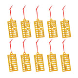 Maxbell Chinese New Year Decorations Pendant for Potted Plants Indoor Outdoor Decor Abacus 10pcs